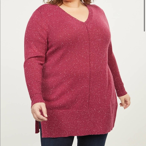 Lane Bryant Sweaters - NWT lane bryant ribbed tunic sweater size 18/20